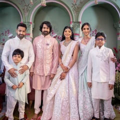 Jr NTR's Brother-in-Law Narne Nithin's Engagement Photos