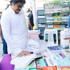 Pawan Kalyan At Book Fair