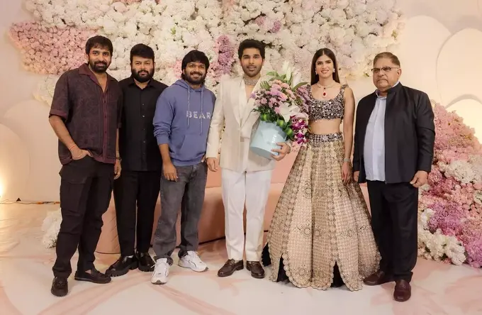 Allu Sirish Grand Pre Wedding Reception12