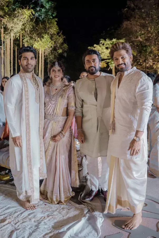 Allu Sirish–Nayanika Reddy Wedding1